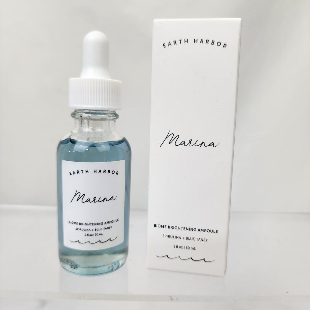 Earth Harbor Marina Biome Brightening Face Ampoule, Daily Use, 30 mL/1 fl oz